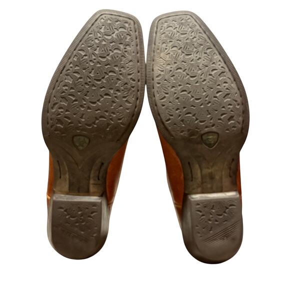 Ariat Round Up Women’s 10B Square Toe Western Cowboy Boots - Picture 6 of 13